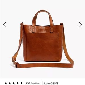 Madewell The Small Transport Crossbody in Burgundy EUC